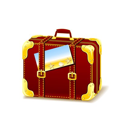 bavul el ilanı ile izole yaz için