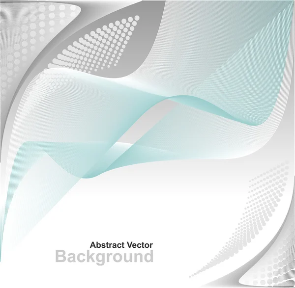 Abstrakt bakgrund i blå grå vita färger — Stock vektor