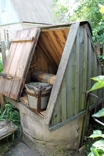 Wooden well — Stock Photo, Image