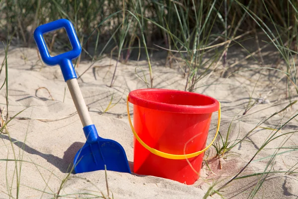 Bucket and the spade Royalty Free Stock Images