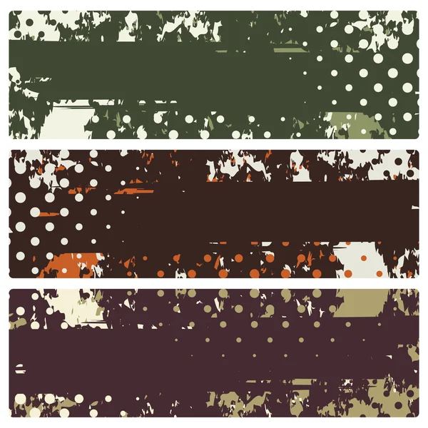 Grunge banners — Stockvector