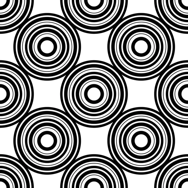 Seamless pattern with circles, vector illustration — Stock Vector