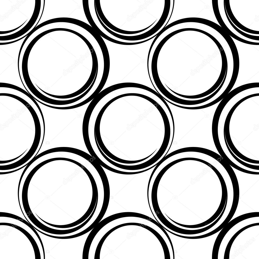 seamless pattern with circles, vector illustration