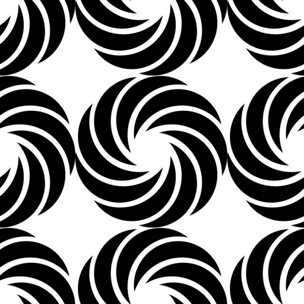 Sömlöst mönster med cirklar, vektorillustration — Stock vektor