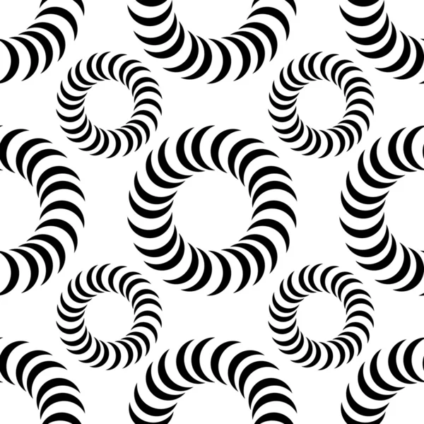 円とのシームレスなパターンベクトル図 — ストックベクタ