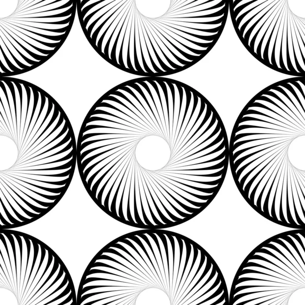 Seamless pattern with circles, vector illustration — Stock Vector