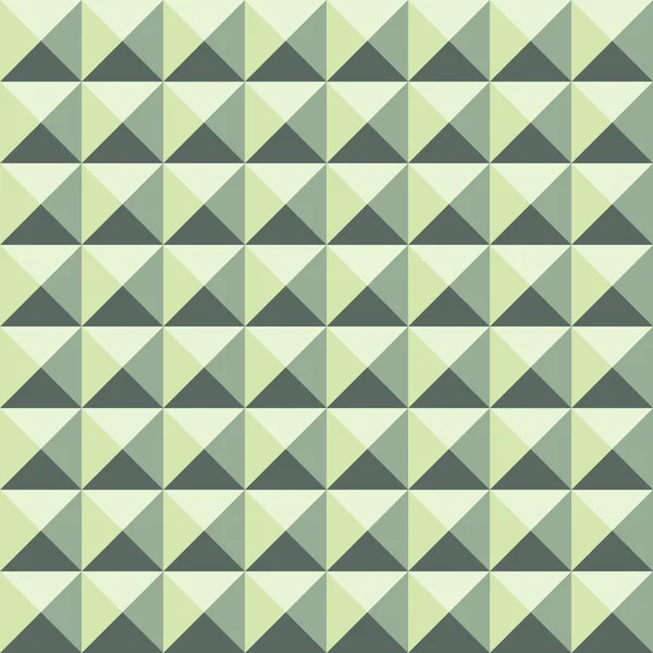 Безшовний візерунок з квадратами і трикутниками — стоковий вектор