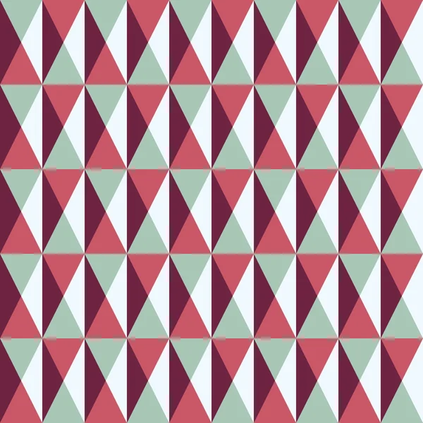 正方形と三角形とのシームレスなパターン — ストックベクタ