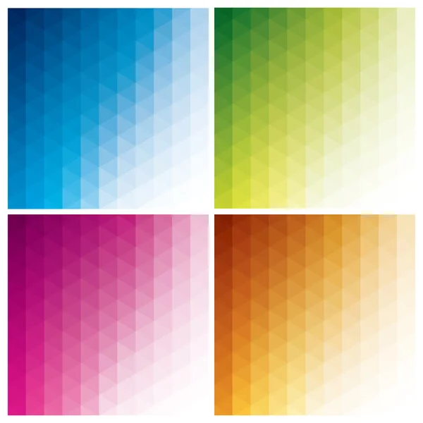 Abstract triangle backgrounds — Stock Vector