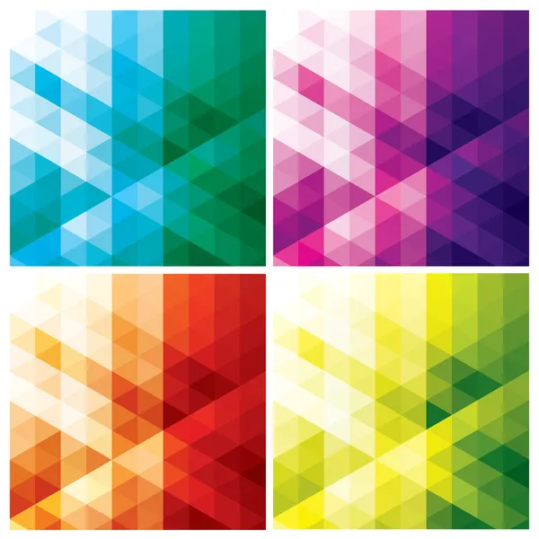 Abstract triangle backgrounds — Stock Vector