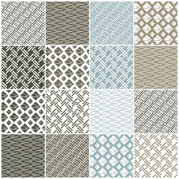 Naadloze geometrische patronen — Stockvector © MSSA #21756915