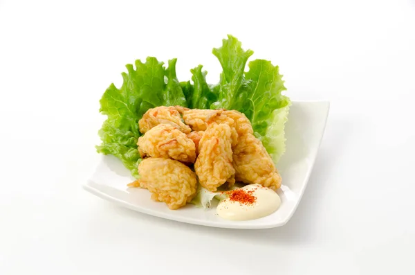 Japanisches Essen Klette Und Karotte Kamaboko Auf Teller — Stockfoto