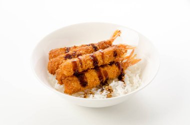 Kavanozda kızarmış karides