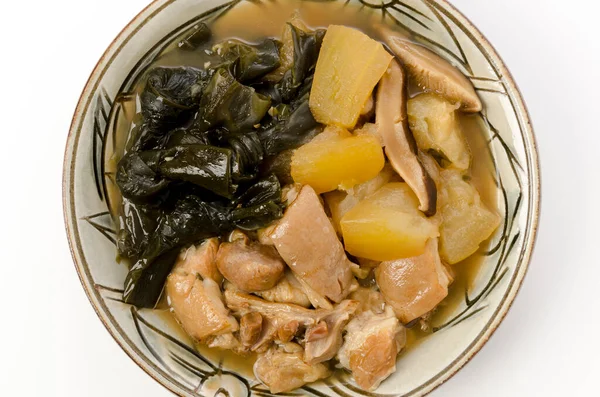 Comida Japonesa Cozinha Okinawa Tebichi Perna Porco Cozida Com Melão — Fotografia de Stock