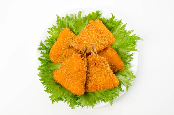 Comida Japonesa Jurel Frito — Foto de Stock