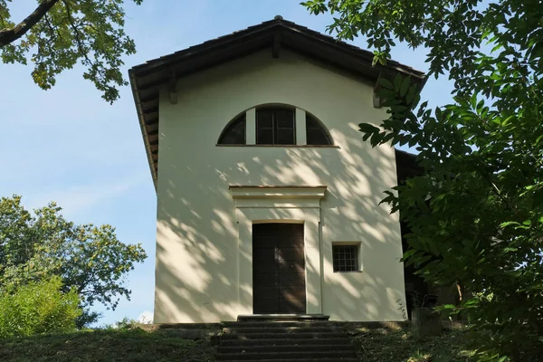 Porza Cantón Ticino Suiza Septiembre 2021 Oratorio San Rocco Bosque —  Fotos de Stock