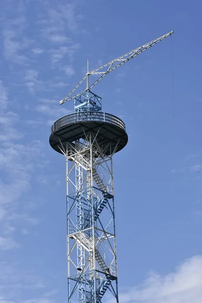 Det Gamla Fallskärmstornet Från Tiden Före Kriget — Stockfoto