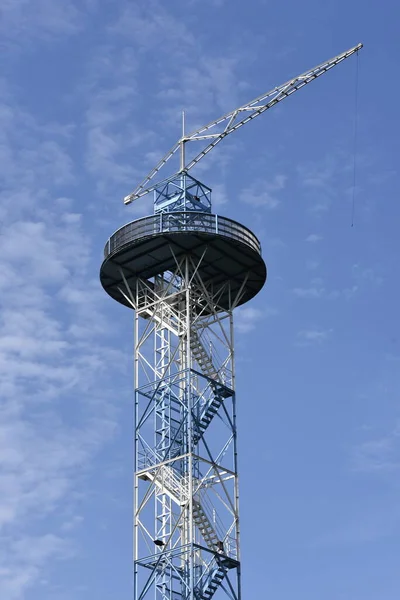 Vecchia Torre Del Paracadute Anteguerra — Foto Stock