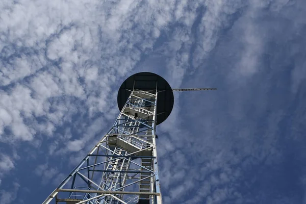 Vecchia Torre Del Paracadute Anteguerra — Foto Stock