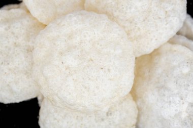 Küçük yuvarlak pirinç gofretleri