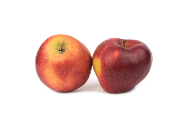 Röd Saftig Glödande Äppelfrukt — Stockfoto