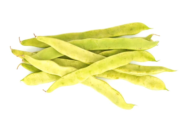 若い新鮮な黄色 緑の豆 — ストック写真