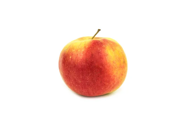Pojedyncze Świeże Idared Jabłko Izolowane Białym Tle — Zdjęcie stockowe