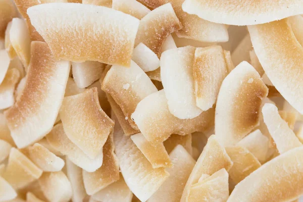 Toasted Coconut Chips Salt Vinegar — Stock Photo, Image