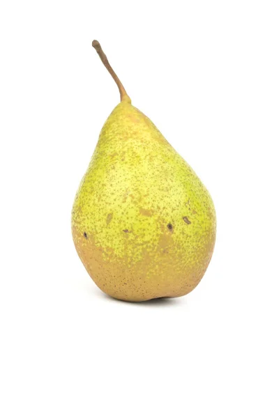 Green Pear Xenia Buah Tunggal Yang Terisolasi — Stok Foto