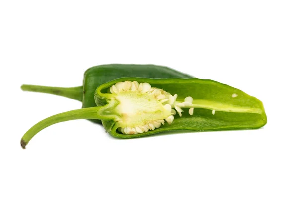 Junge Grüne Scharfe Padron Paprika — Stockfoto