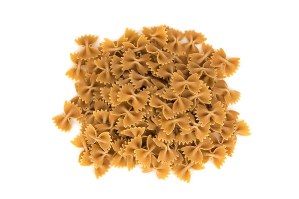 Farfalle Macarrão Integral Forma Arco — Fotografia de Stock