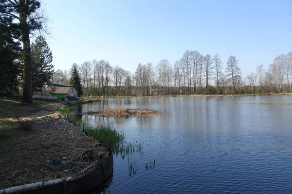 Schöne Landschaft Mit Blauem See — Stockfoto