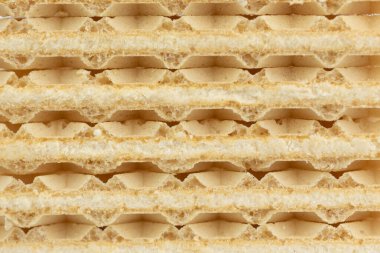 Vanilyalı kremalı gofretler.