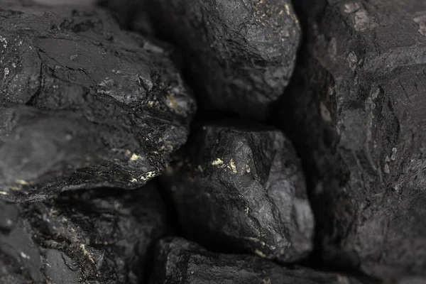 Грудка Декількох Чорного Вугілля — стокове фото