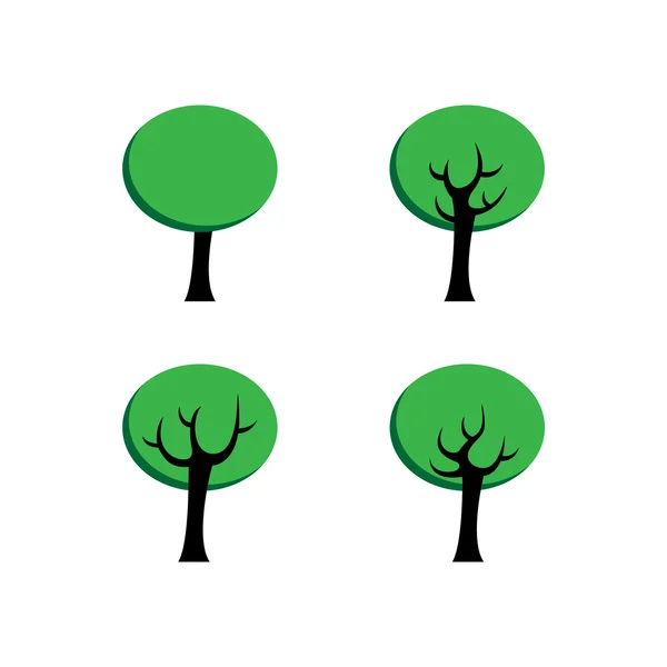 Abstracte bomen — Stockvector