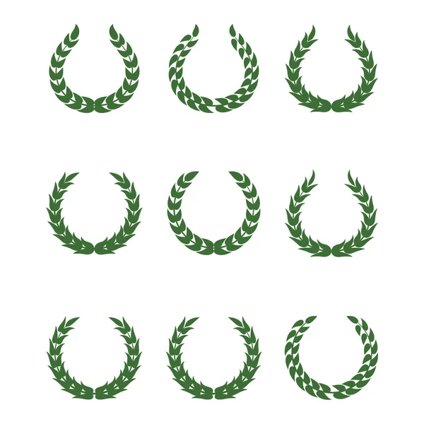 Laurel wreaths — Stock Vector