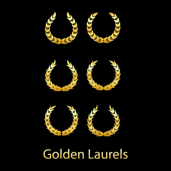 Lauriers d'or — Image vectorielle