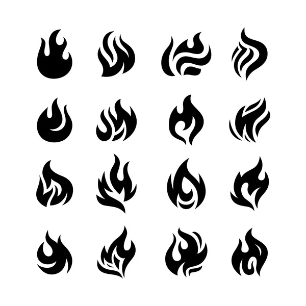 Llamas de fuego — Archivo Imágenes Vectoriales