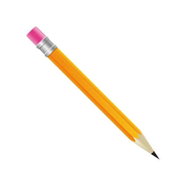 Crayon isolé sur fond blanc — Image vectorielle