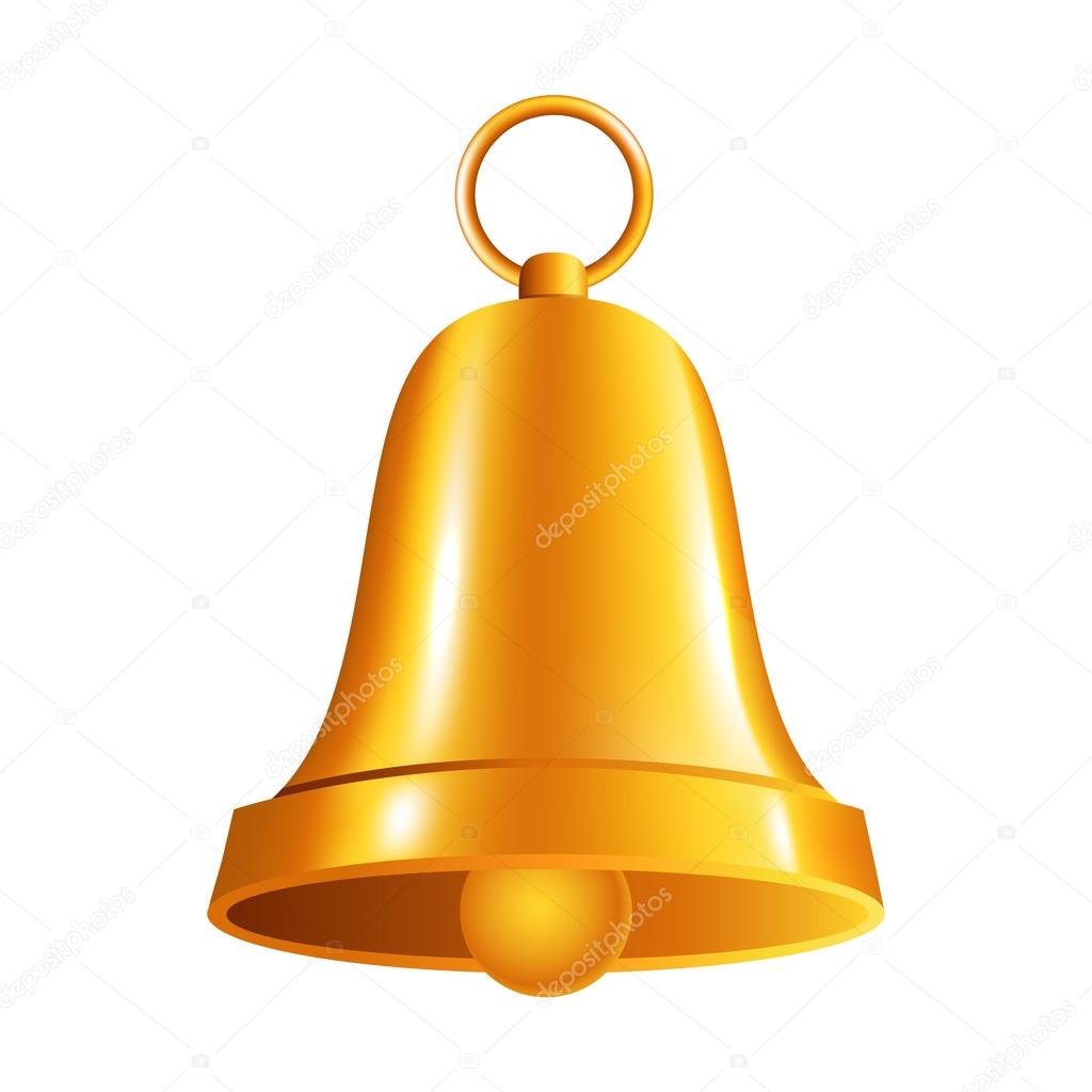 Shiny golden bell Stock Vector Image by ©angle 28121961