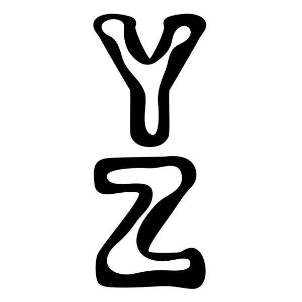 Vector abstracte alfabet — Stockvector