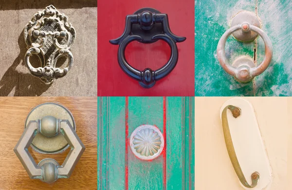 Set of vintage doorknobs — Stock Photo, Image