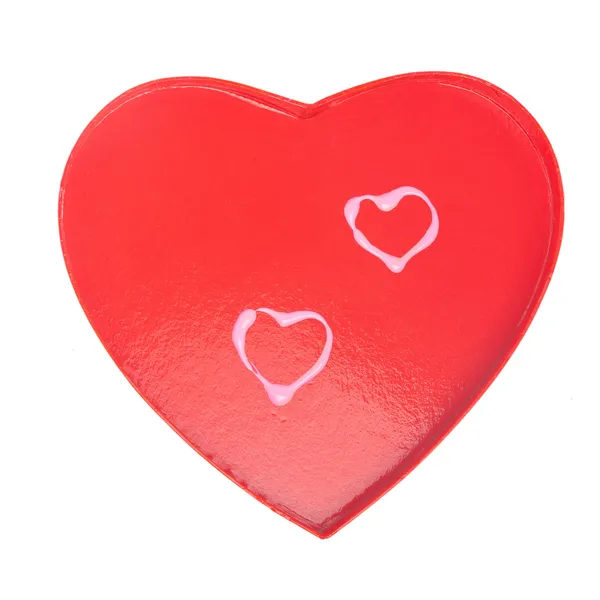 Kırmızı Sevgililer kalp — Stok fotoğraf