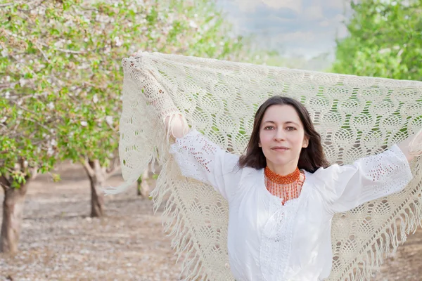 Greeting the spring — Stock Photo, Image