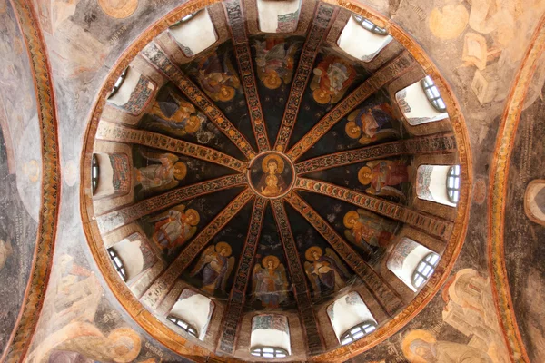 Väggmålningar i kariye kyrkan i istanbul. — Stockfoto