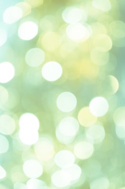 Yeşil bokeh arka plan