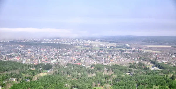 Vista aérea de los suburbios — Foto de Stock