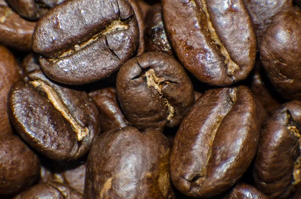 Жареные кофейные зёрна — стоковое фото
