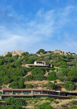 Yeşil dağ Hills evleri.