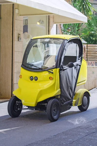 Small postal electric car. — Stock Photo, Image